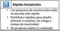 rápida instalación